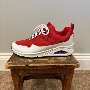 Skechers Uno Women’s Red Sneaker size 7